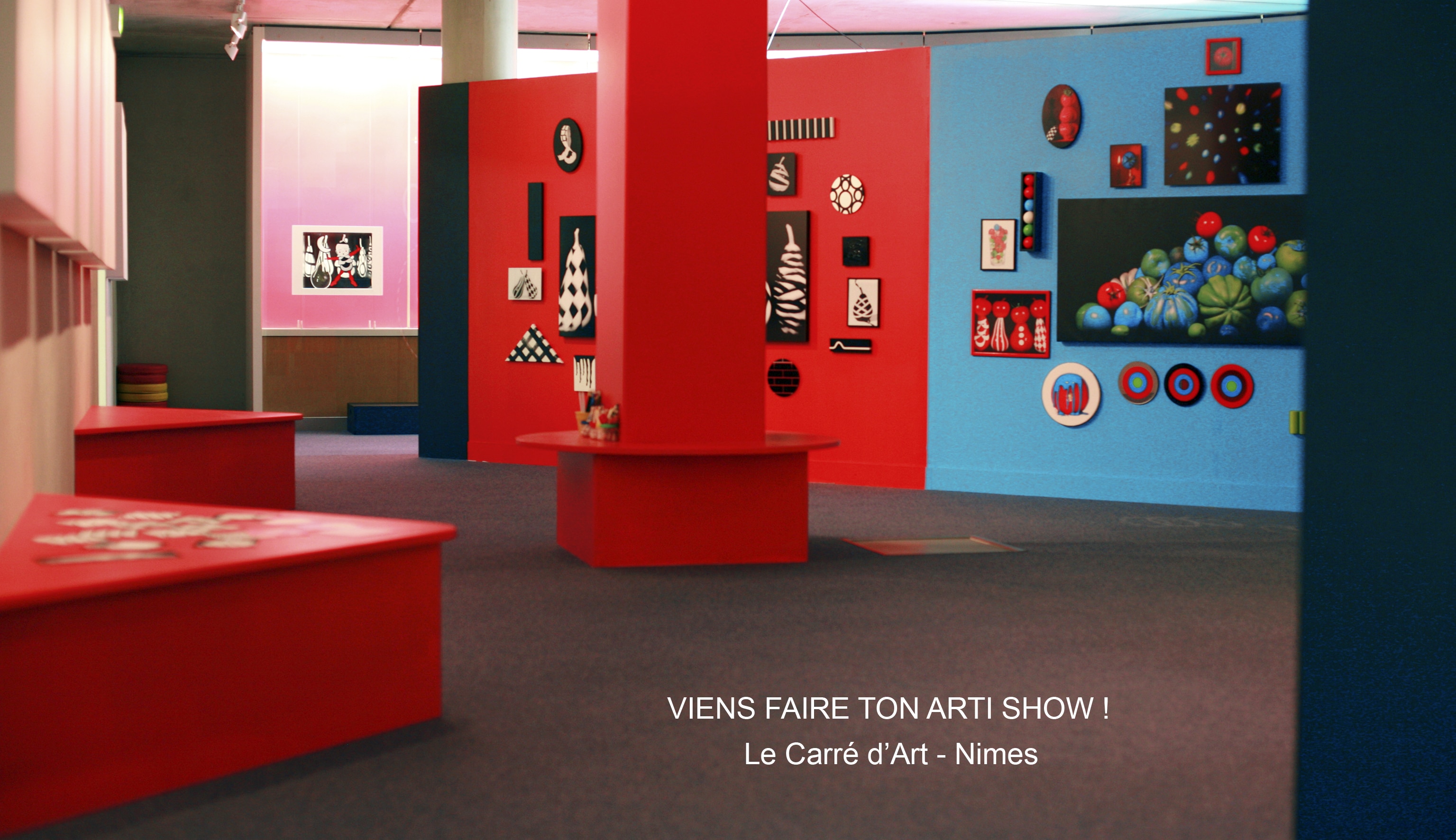 Exposition Arti Show de Claire Dé au Carré d'Art à Nîmes, mars à mai 2014© Claire Dé